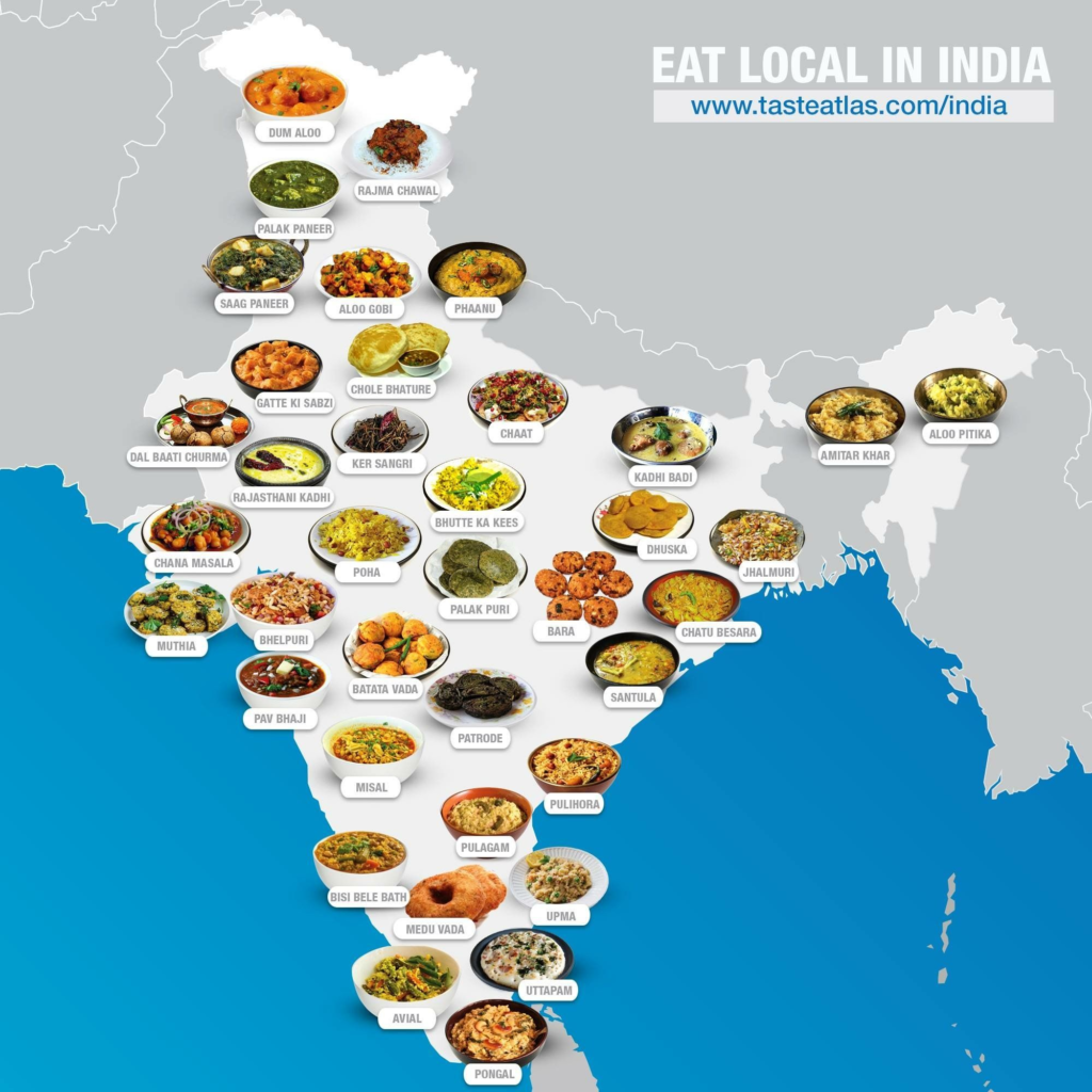 Famous Foods of Different States of India